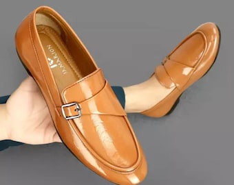 jaipuri Juti Punjabi Jutti For Men's Tan Wedding Sherwani Juttis Traditional Ethnic Slip-On Loafers Jooti Handmade Mojari Indian Shoes