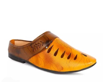 Punjabi Juttis for Men Ethnic Indian Wedding Jutti Handmade Traditional Mojaris Shoes