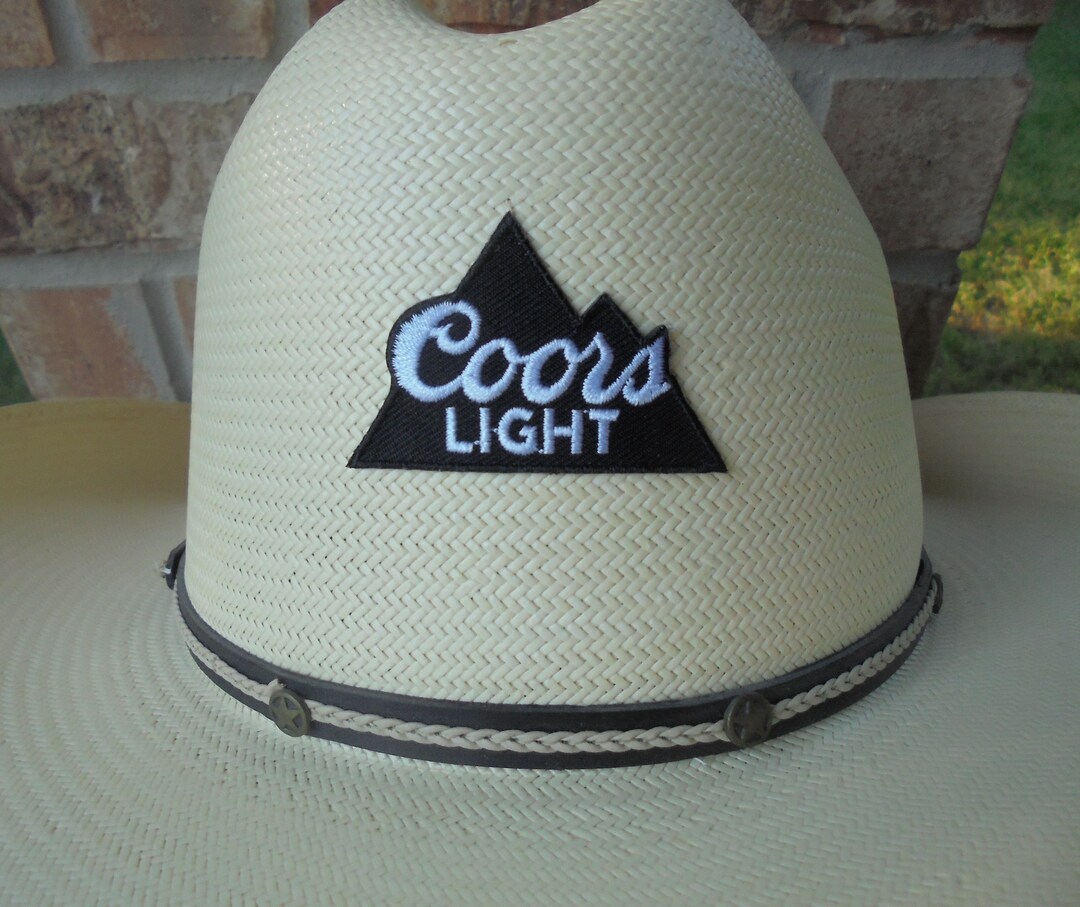 Coors Light Mountain Backdropblack Cloth Ironon Patch Etsy