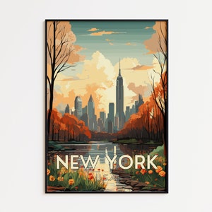 AMERICA NEW YORK Location Travel Framed Prints Poster For Home Décor – Matte Paper Poster