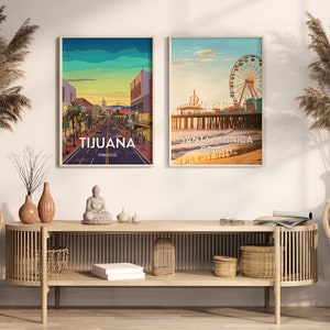 MEXICO TIJUANA Location Travel Framed Prints POSTER For Home Décor Matte Paper Poster image 5