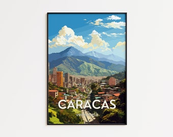 VENEZUELA CARACAS Location Travel Framed Prints POSTER For Home Décor – Matte Paper Poster