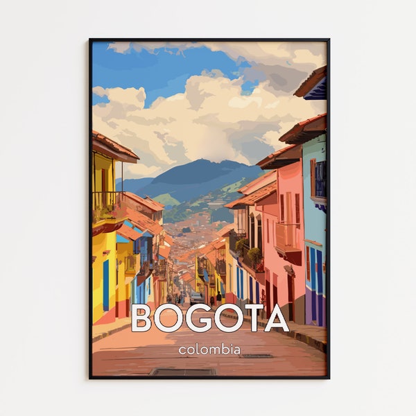 COLOMBIA BOGOTA Ort Reise gerahmte Drucke POSTER für Home Décor - Matte Papier Poster