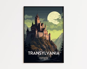 ROMANIA TRANSYLVANIA Location Travel Framed Prints POSTER For Home Décor – Matte Paper Poster