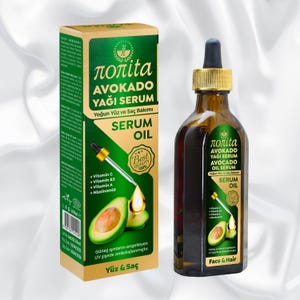 Avocado Oil Serum: Natural Anti-Aging Face & Hair Care