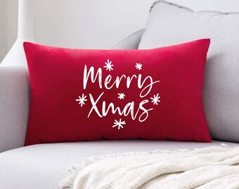 Christmas Pillows, Christmas Decorations, Xmas Pillows, Xmas Decor, Christmas Decor, Chritsmas Pillow Cases, New Year Decor, Noel Pillowcase