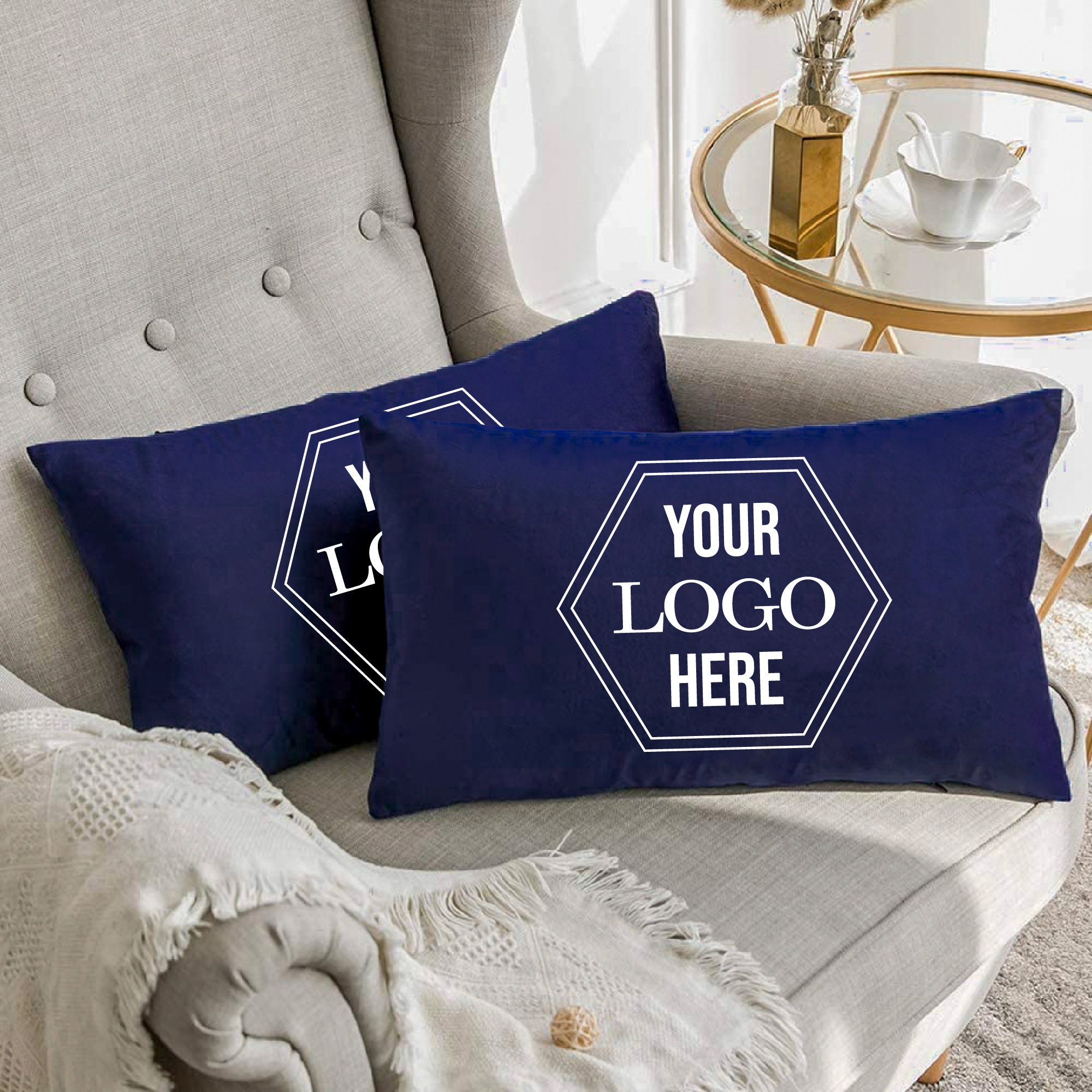 Personalized Logo Pillow Custom Logo Pillow Custom Pillow Etsy