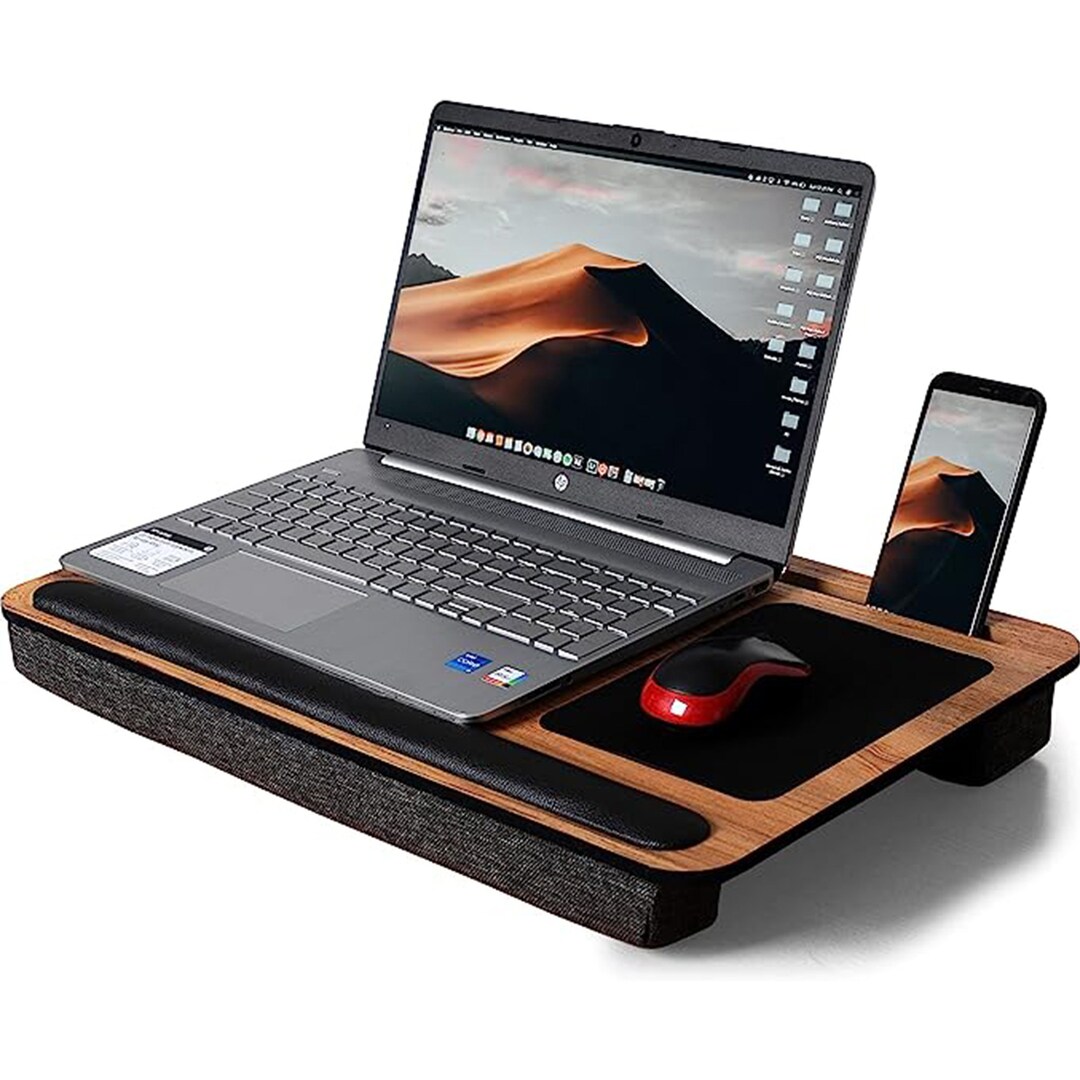 Customized Lap Desk for Laptop, Personalized Lap Desk With Cushion, Bed