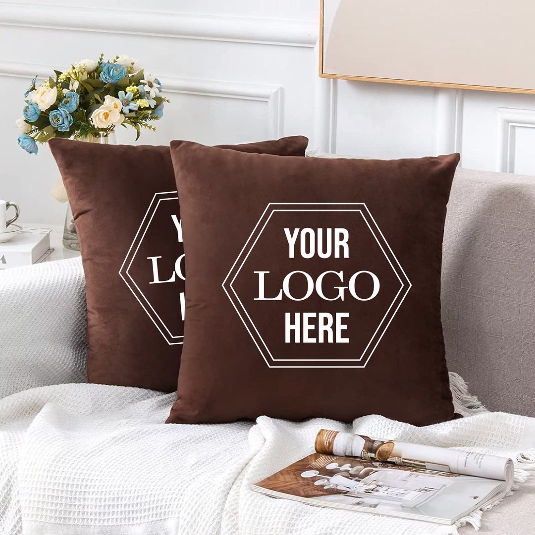 Personalized Pillow, Personalized Logo Pillow, Custom Logo Pillow