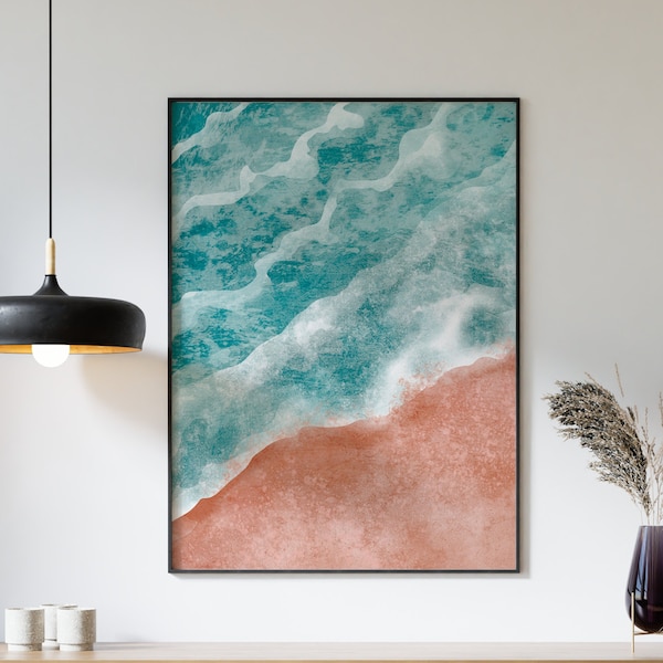 Boho Waves: an abstract interpretation of the ocean waves - Poster