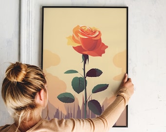 The rose - the queen of flowers! Poster