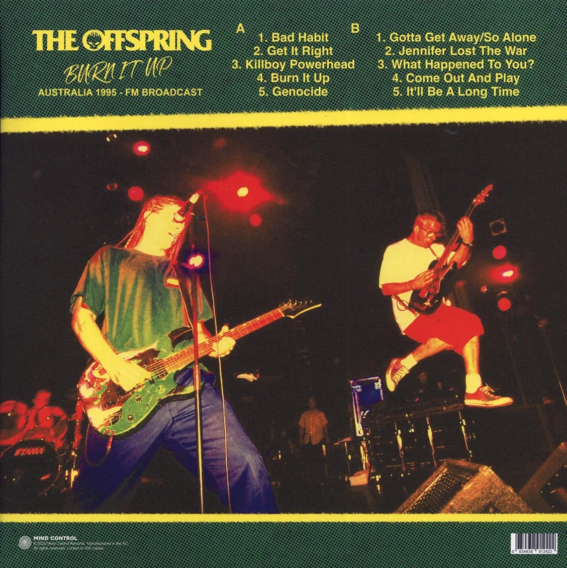 The Offspring - Burn It Up: Australia 1995 FM Broadcast / LP Vinyl 