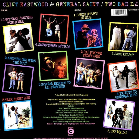 英LP Clint Eastwood, General Saint Two Bad DJ (1983) GREL24 Greensleeves UK /00269 Greensleeves