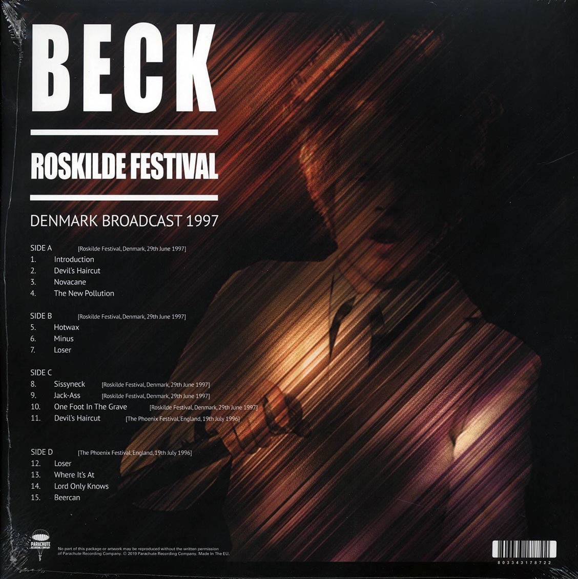 春早割 Beck 2xlp 1997 Broadcast Denmark Festival: Roskilde その他