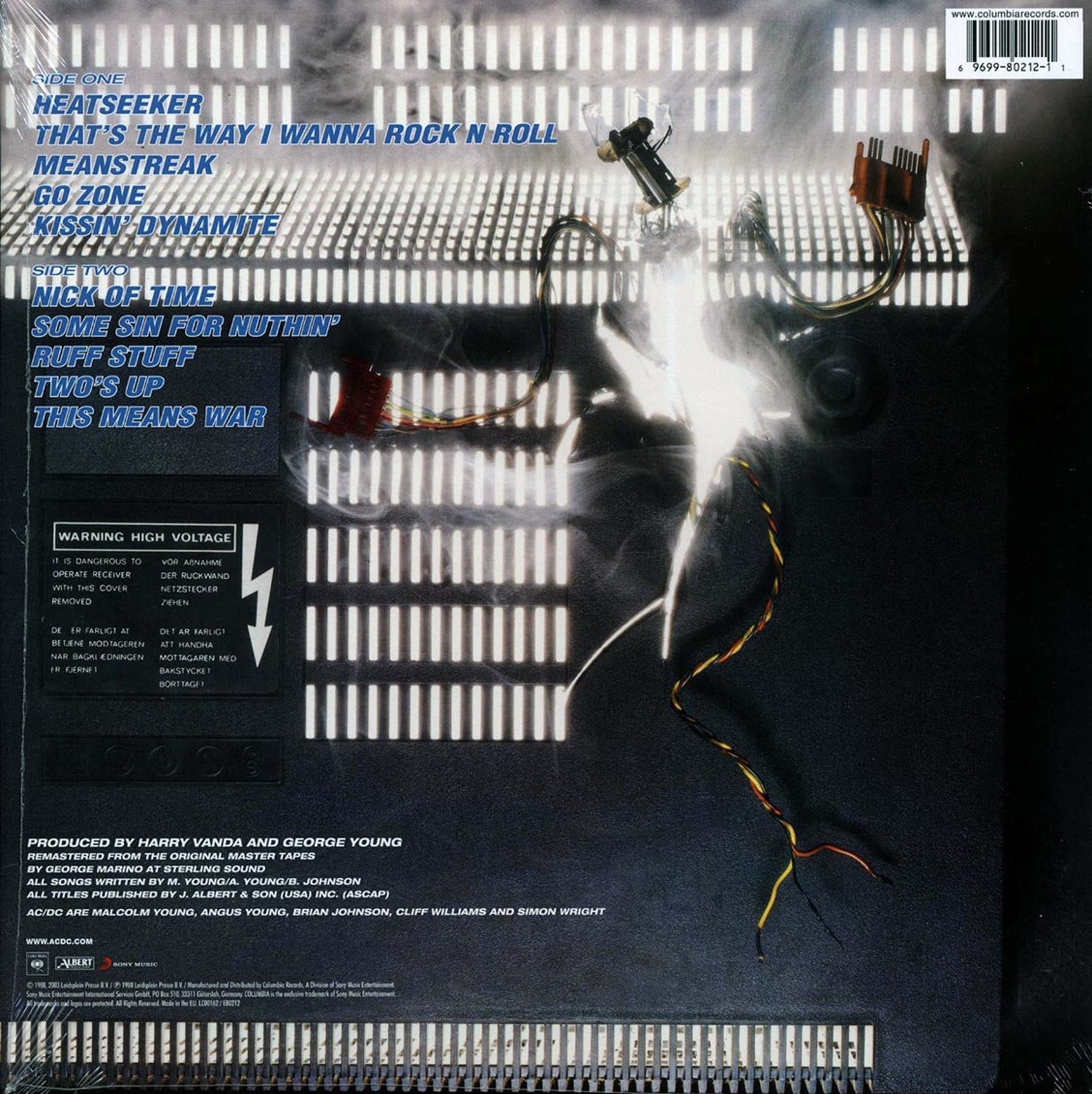 AC/DC - Blow up Your Video / LP 180g Vinyl (columbia/albert Productions ...