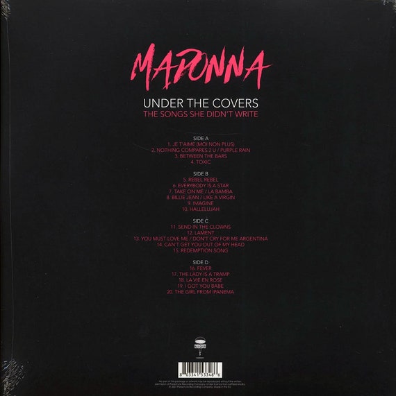 欧2discs LP Madonna Under The Covers - The Songs She Didnt Write PARA474LP PARACHUTE RECORDING COMPAN /00520 Amazon.com: MADONNA : UNDER THE COVERS, THE SONGS SHE DIDN'T