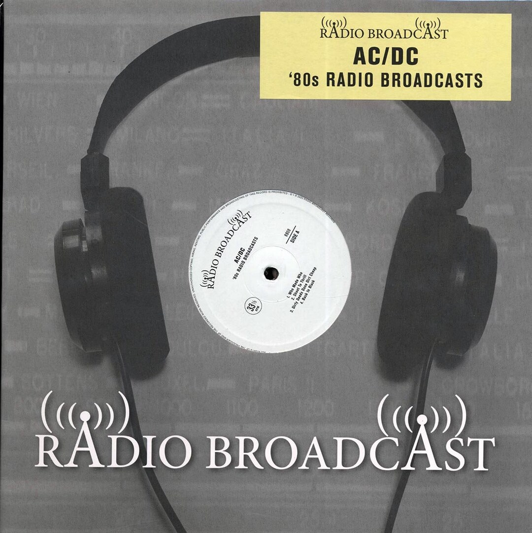 AC/DC - 80s Radio Broadcasts / LP Vinyl (radio Broadcast Records ...