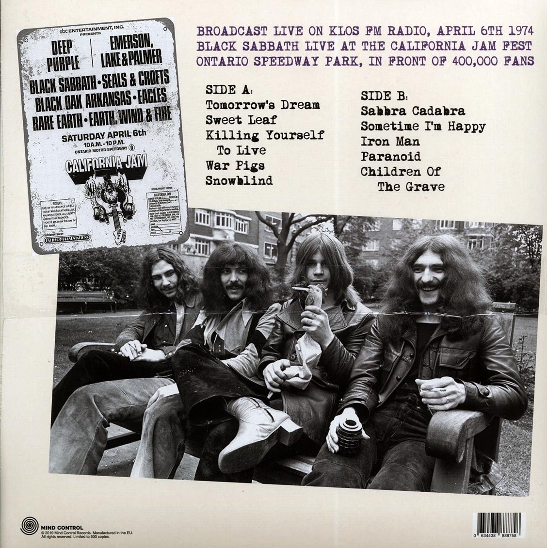 Emerson Lake & Palmer LP (JAS) Emerson Lake & Palmer LP (JAS)