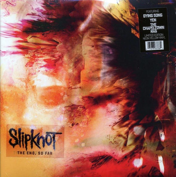 2LP Slipknot The End For Now... 075678637834 Roadrunner Records 未開封 /00660 Slipknot - the End for Now (ltd. Ed.) (2xlp) (45rpm) (yellow