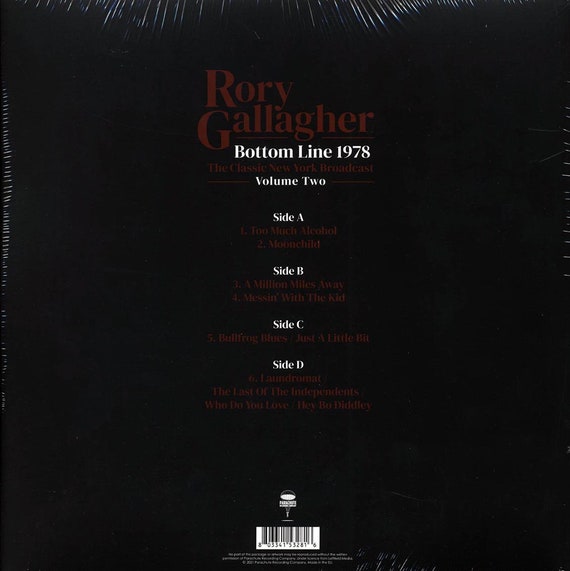Rory Gallagher - Bottom Line 1978 Volume 2: the Classic New