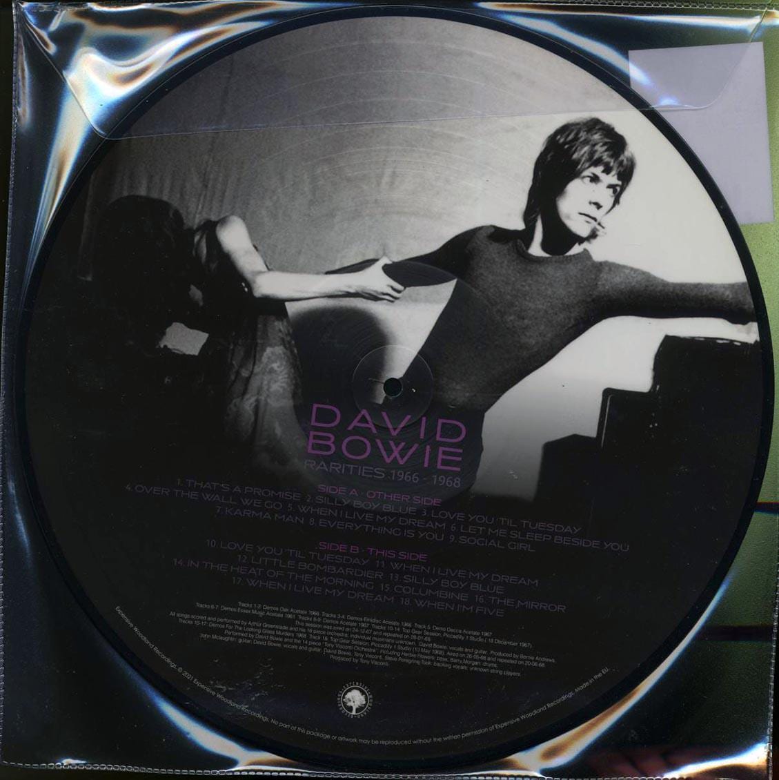 David Bowie - Rarities 1966-1968: Demos and Top Gear Sessions (picture ...