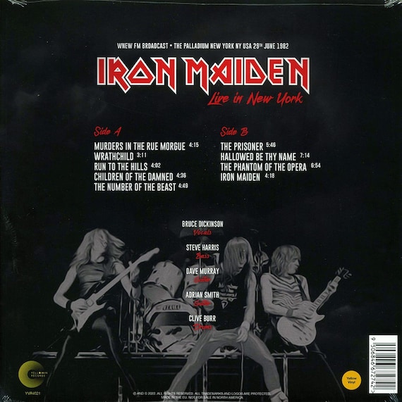 【輸入盤】IRON MAIDEN／NEW YORK PALLADIUM Iron Maiden – New York, New York - Palladium Broadcast 1982