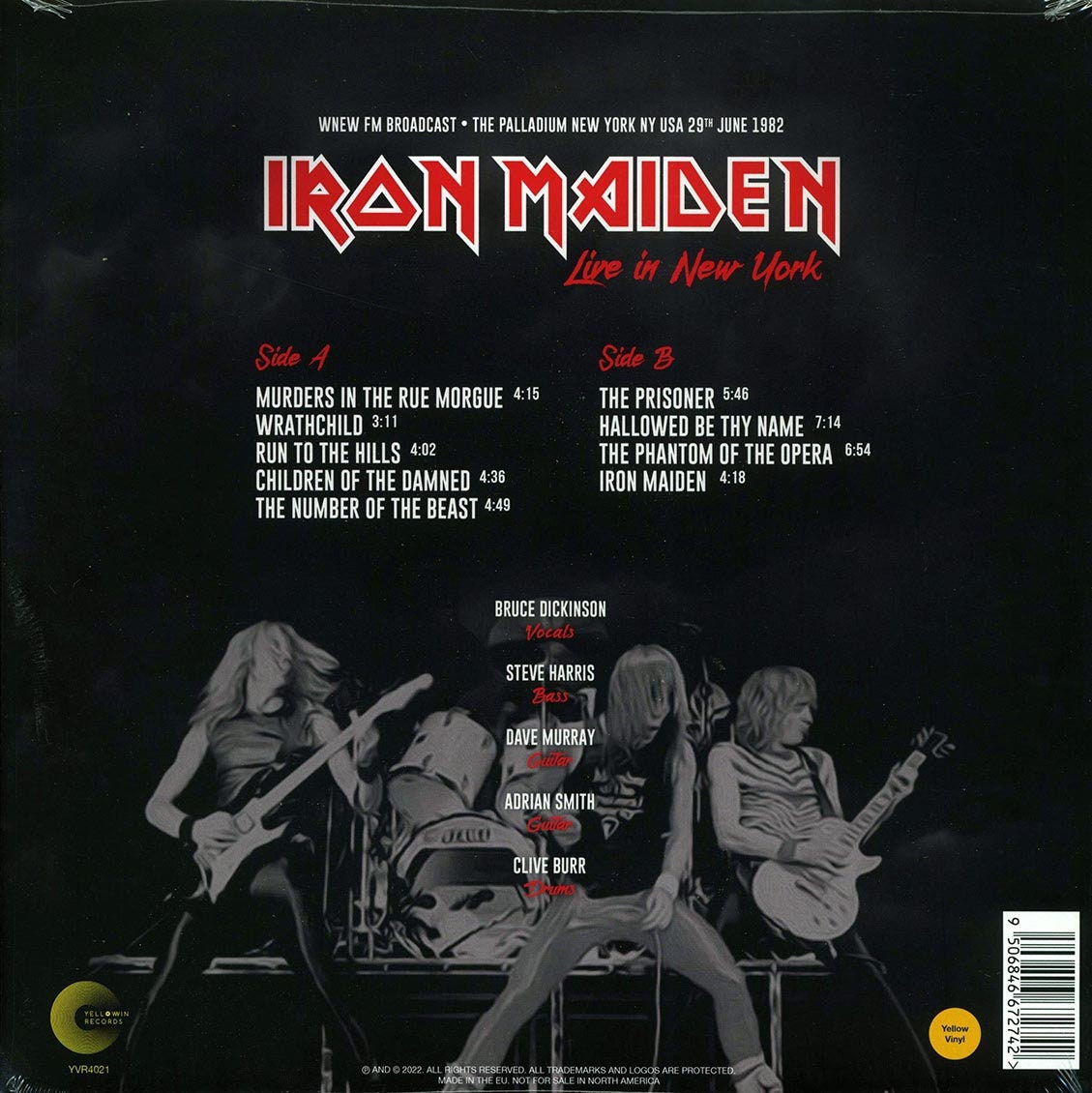 【輸入盤】IRON MAIDEN／NEW YORK PALLADIUM Iron Maiden – New York Palladium | Releases | Discogs