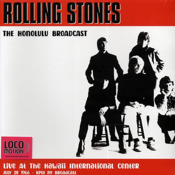 The Rolling Stones - The Honolulu Broadcast Live At The Hawaii International Center / LP Vinyl (Loco Motion) / Rock / Rock N Roll