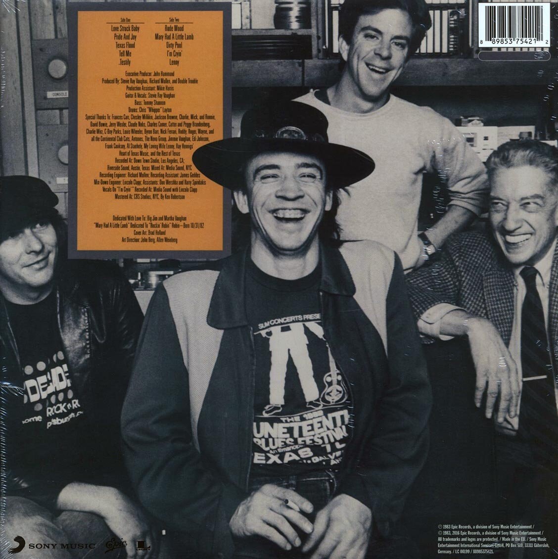 米LP Stevie Ray Vaughan &amp;amp; Double Trouble Texas Flood 88985375421 Epic /00260 Lp Stevie Ray Vaughan Double Trouble Texas Flood Epc4609511