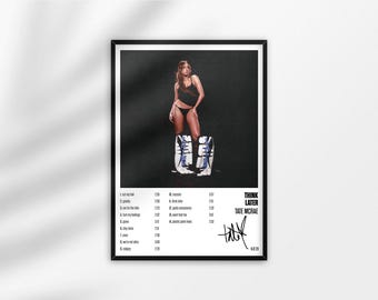 Pôster da capa do álbum Think Later de Tate McRate