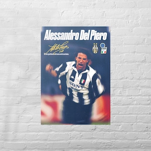 Alessandro Del Piero Poster | Classic Football Prints
