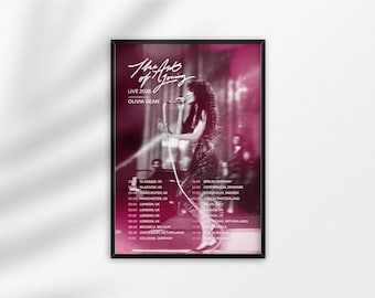 Olivia Dean The Art of Loving Live 2026 Tour Poster Print