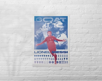 Lionel Messi Poster | Classic Football Prints