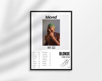Frank Ocean Blonde Album Cover Poster Print