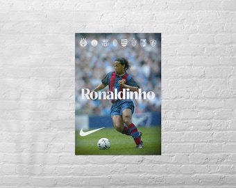 Ronaldinho Poster | Classic Football Prints