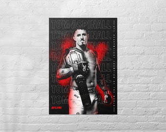 Tom Aspinall UFC Poster Print