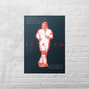 David Beckham Poster | Classic Football Prints