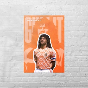 Ruud Gullit Poster | Classic Football Prints