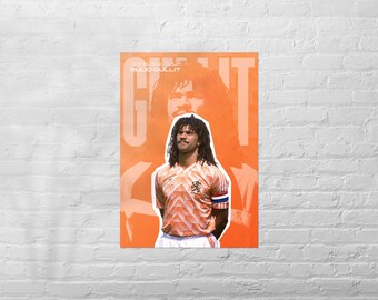 Ruud Gullit Poster | Classic Football Prints