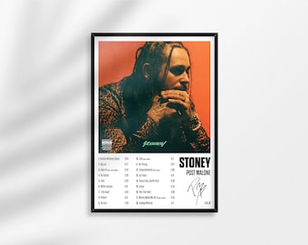 Post Malone Stoney Album Cover Poster Print