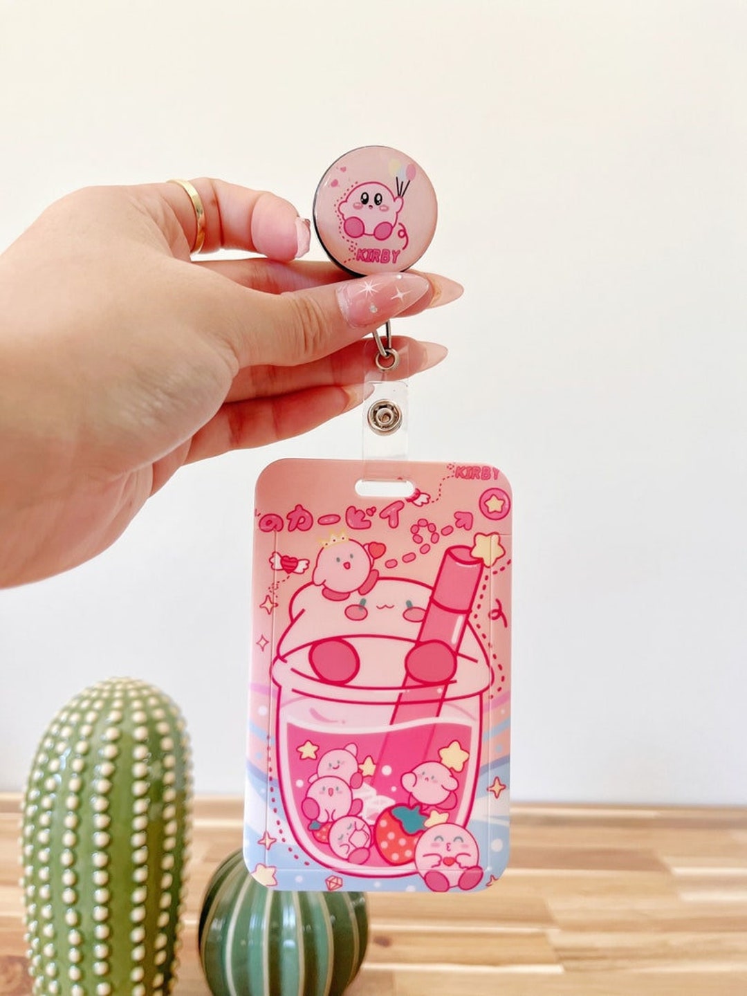 Cute Card Holder Kawaii ID Badge Holder Japanese Cartoon Etsy