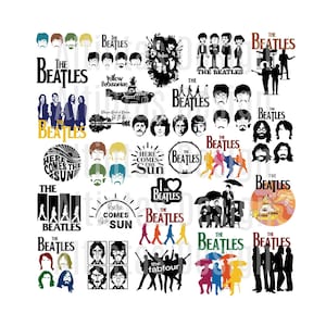 los beatles svg los beatles png john lennon svg los beatles cricut el paquete de los beatles abbey road