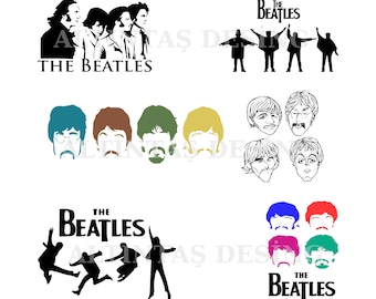 The Beatles SVG Bundle – Rock Band, John Lennon, Paul McCartney (Digital Download)