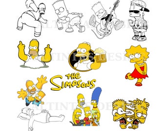 The Simpsons SVG Bundle – Cricut Cut Files (Digital Download)
