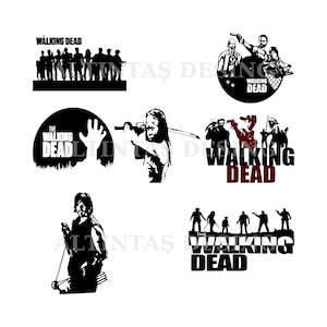 Walking Dead Svg - walking dead bundle - darrel walking dead svg - Clip Art - Image Files - Digital files - Svg - Png - Eps - Jpg Dxf