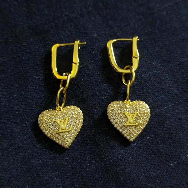 Louis Vuitton Earrings Etsy