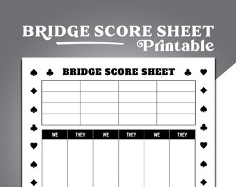 Bridge Game Score Sheet, Contract Bridge Scoring, Chicago Bridge Scoring, Bridge Score Sheet Printable, Bridge Score Pads To Print Out!