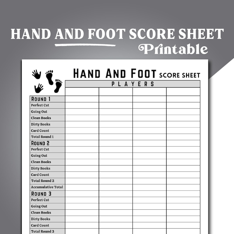 Samba Score Sheet Printable Etsy