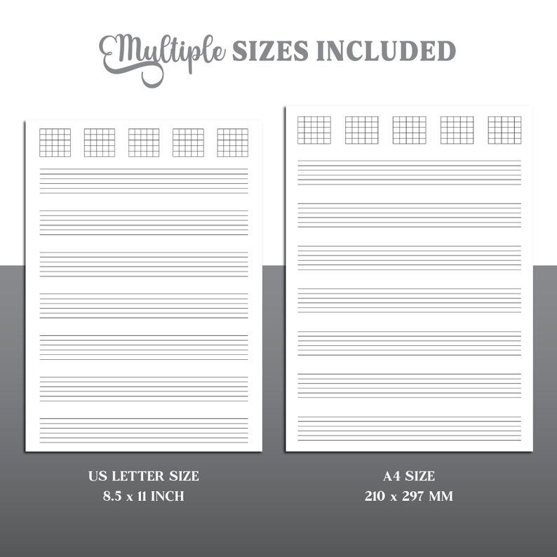 Printable Guitar Sheet Music Blank - Il 794xN.6123991445 23to 