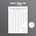 Wizard Score Sheet, Wizard Card Game Score Sheet, Printable Wizard ...